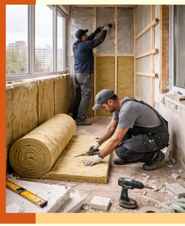 Утепление балкона под ключ в Урюпинске качественно и быстро