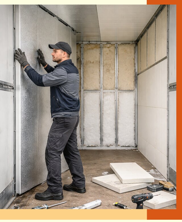 Утепление холодильного кузова в Урюпинске от 13906 руб. под ключ | ТепломастерРюп